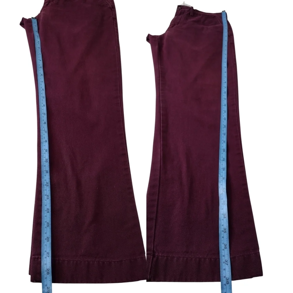 J. Crew Men's Burgundy Pants Sz 30×30